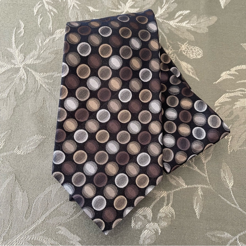 Alfani Tie - Black Pattern.
